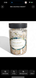 Herbal bath salt