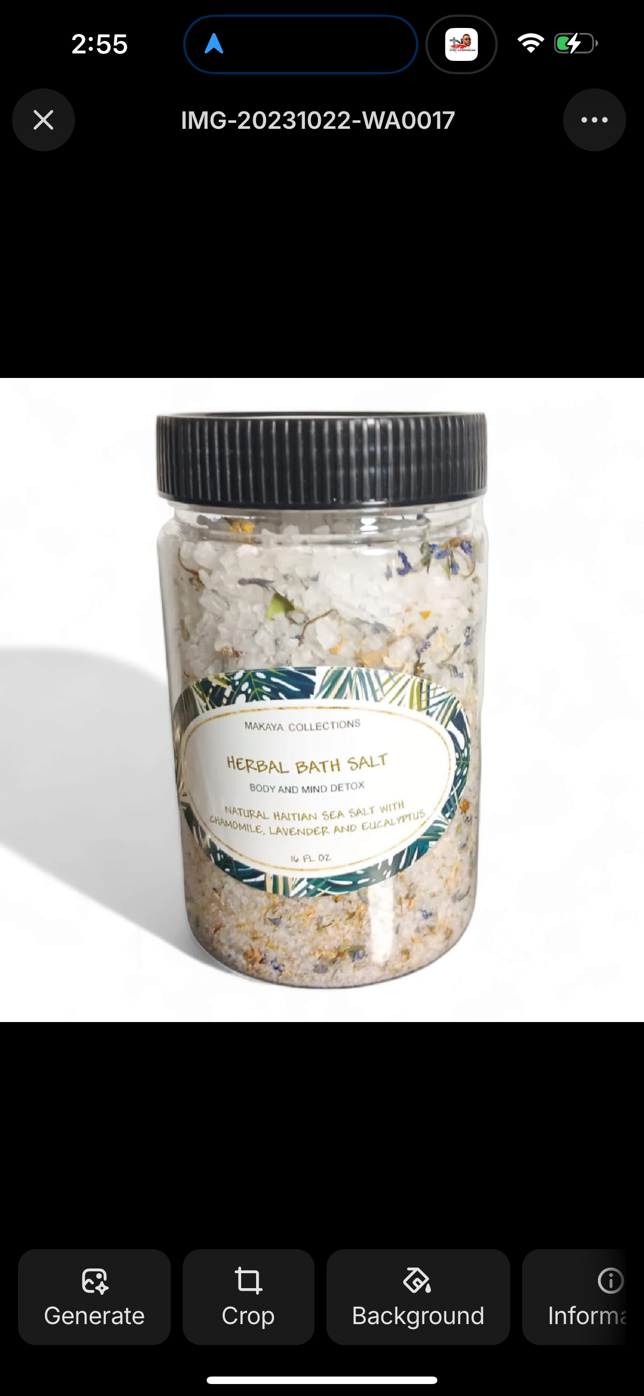 Herbal bath salt