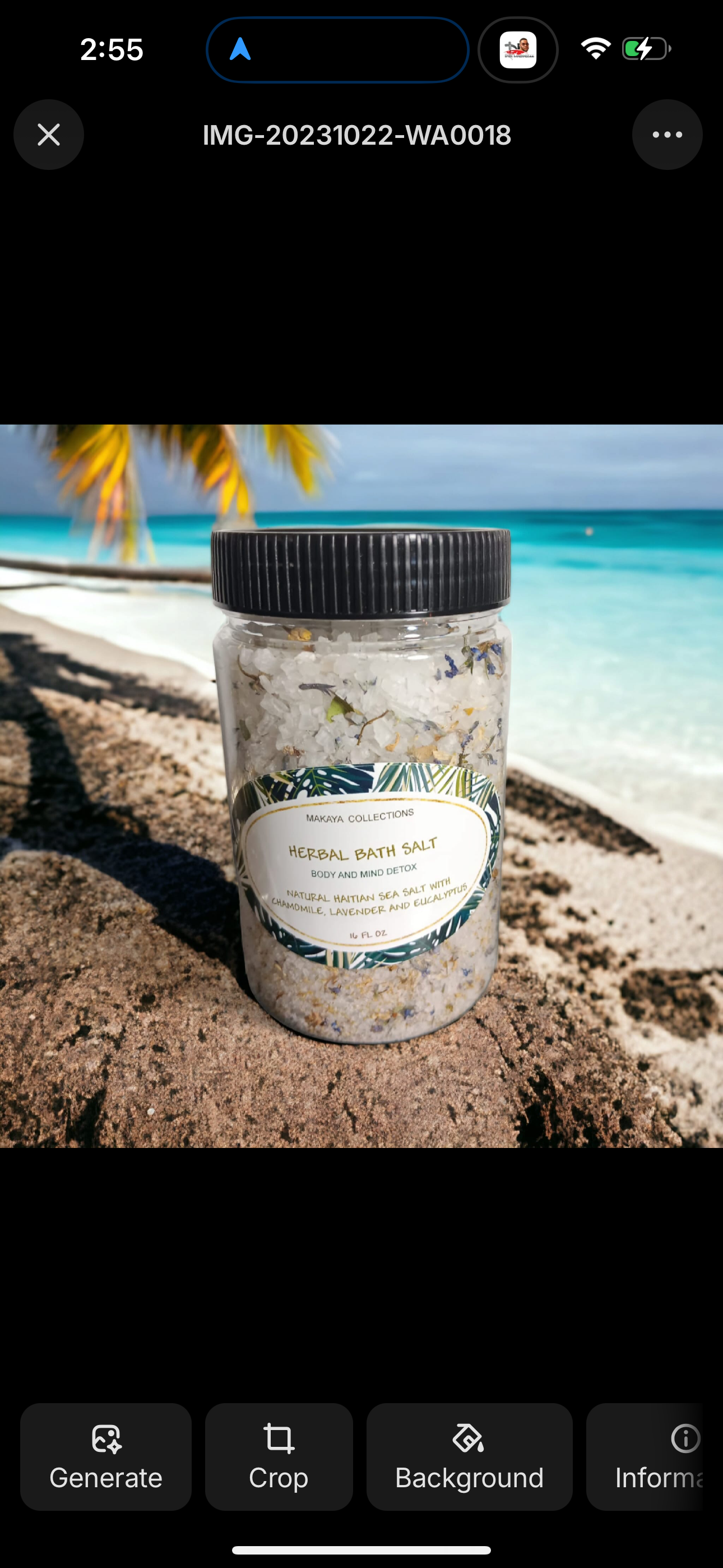 Herbal bath salt
